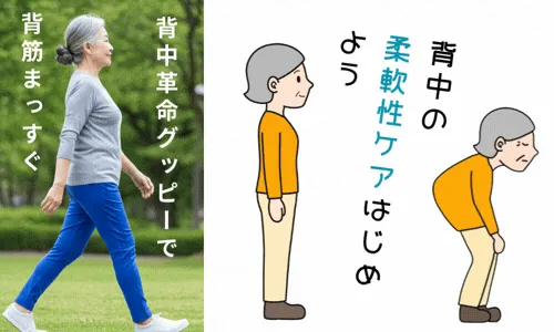 先ずは背中ケアが必須